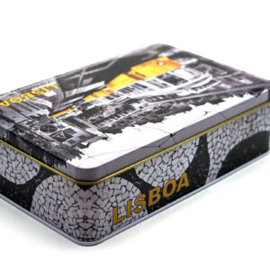 Premium metal tin Packaging custom Rectangle tin boxes for Storage bulk Wholesale