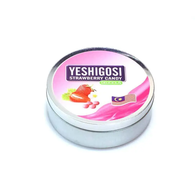 Round candy tin