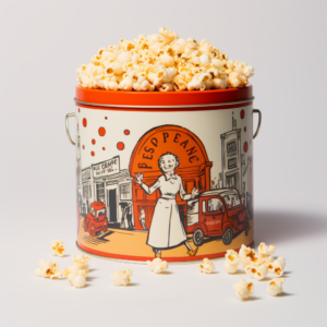 Popcorn tin