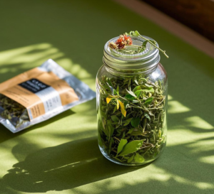 Glass Jar, Glass container for Spice